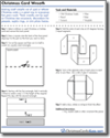 Card Wreath Instructions