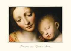 Madonna & Child - personalized Christmas Cards