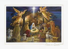 Nativity / Creche - personalized Christmas Cards
