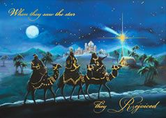 3 Wisemen / Magi -personalized christmas cards